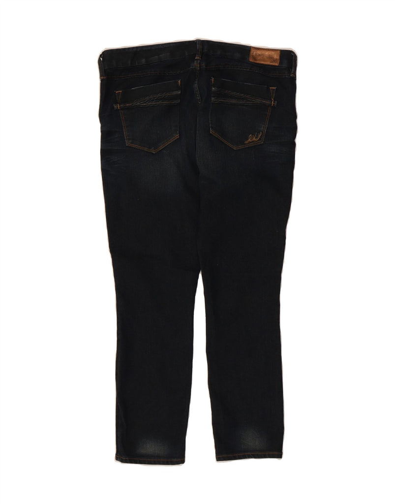 EXPRESS Womens Zelda Legging Cropped Jeans US 8 Medium W34 L27 Navy Blue Vintage Express and Second-Hand Express from Messina Hembry 