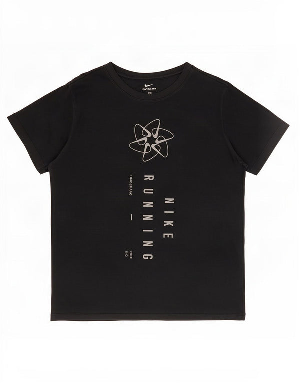 Nike Mens Dri Fit Graphic T-Shirt Top Large Black Cotton