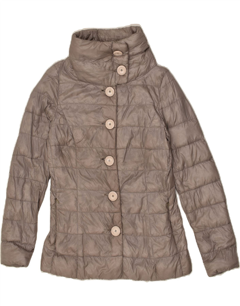 HERNO Womens Padded Jacket UK 12 Medium Beige | Vintage Herno | Thrift | Second-Hand Herno | Used Clothing | Messina Hembry 