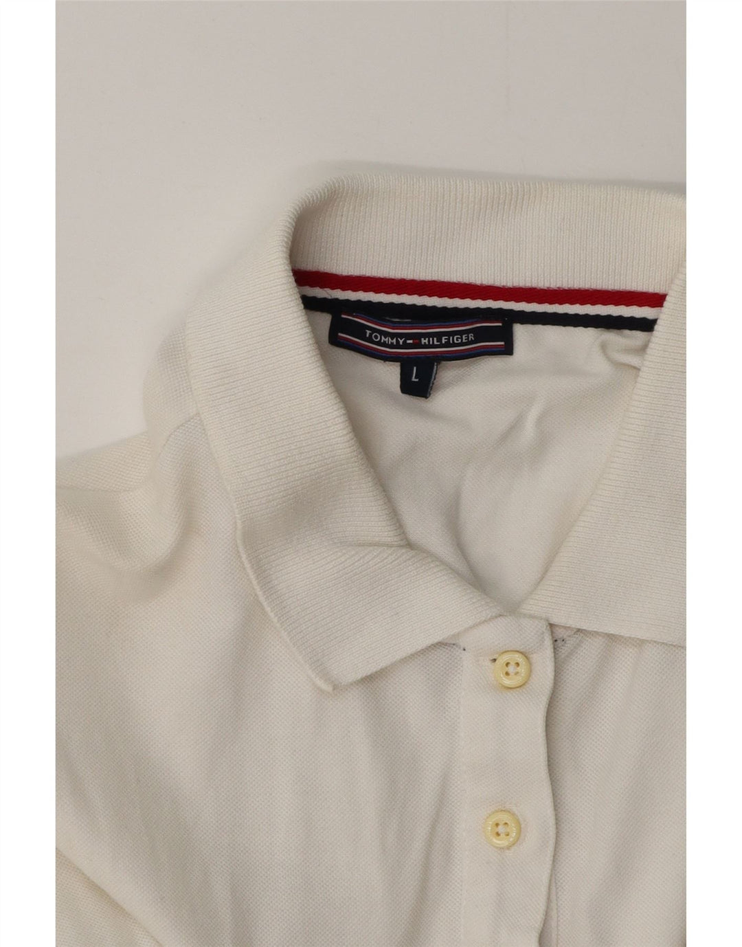 Tommy Hilfiger Womens Polo Dress UK 14 Large White