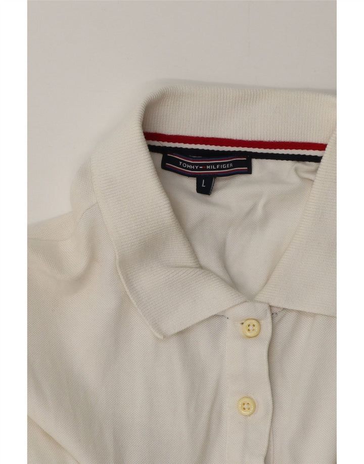Tommy Hilfiger Womens Polo Dress UK 14 Large White