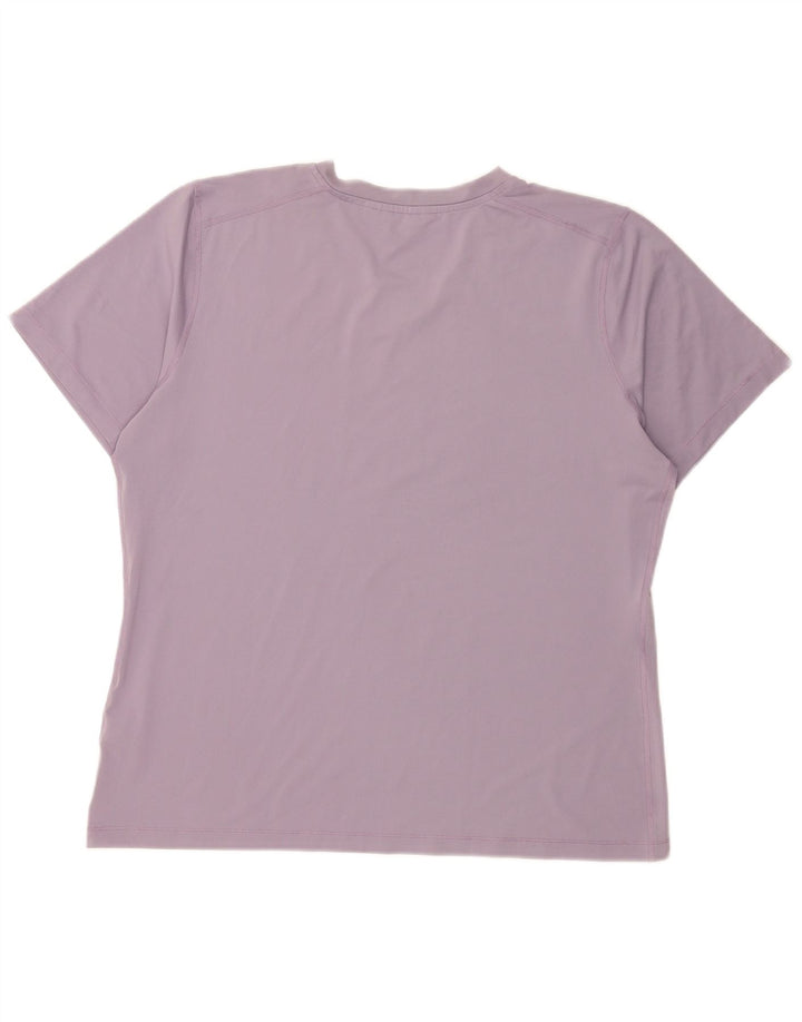 Rohan Womens T-Shirt Top UK 16 Large Purple Polyester