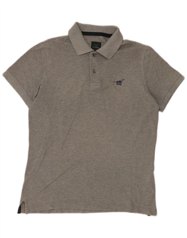 Henry Cottons Mens Polo Shirt Medium Grey Cotton