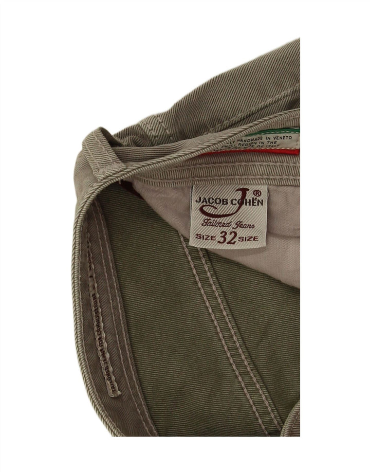 Jacob Cohen Mens Regular Straight Jeans W32 L26 Grey Cotton