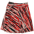 Vintage Womens A-Line Skirt W32 Large Multicoloured Striped