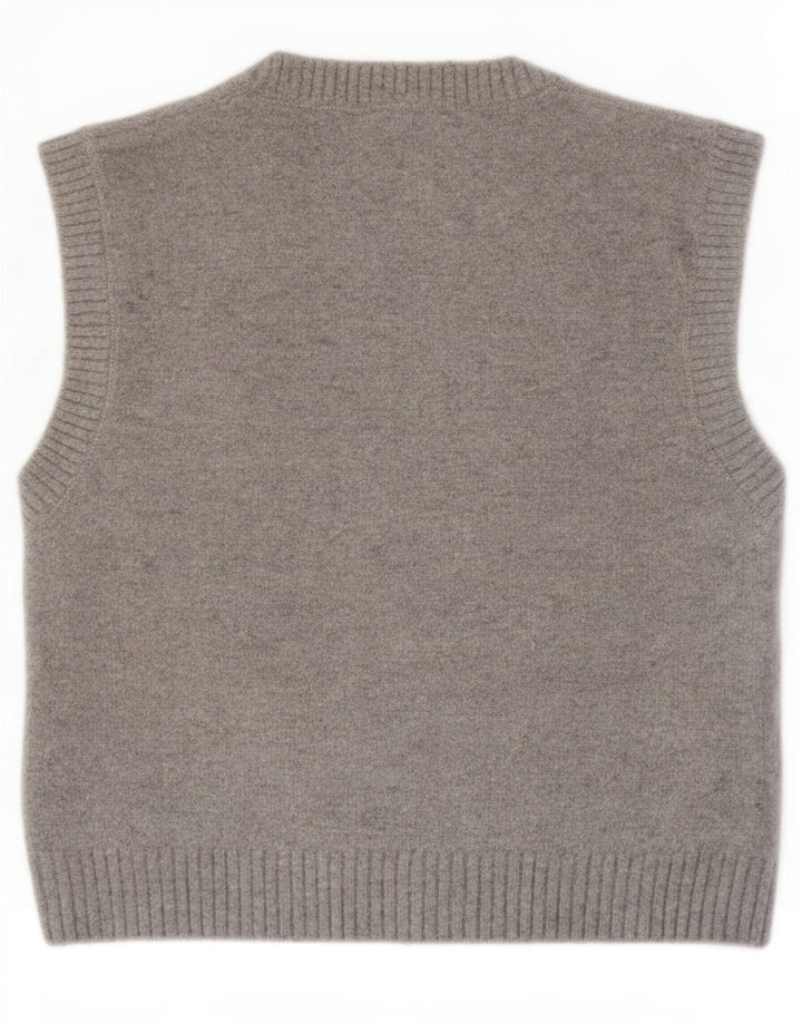 Zara Womens Vest Tank Top UK 10 Small Grey