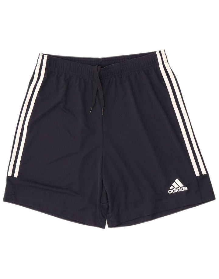 Adidas Mens Aeroready Sport Shorts Medium  Navy Blue Polyester