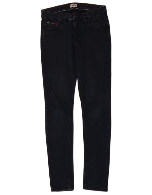 Tommy Hilfiger Womens Skinny Jeans W26 L30 Navy Blue Cotton