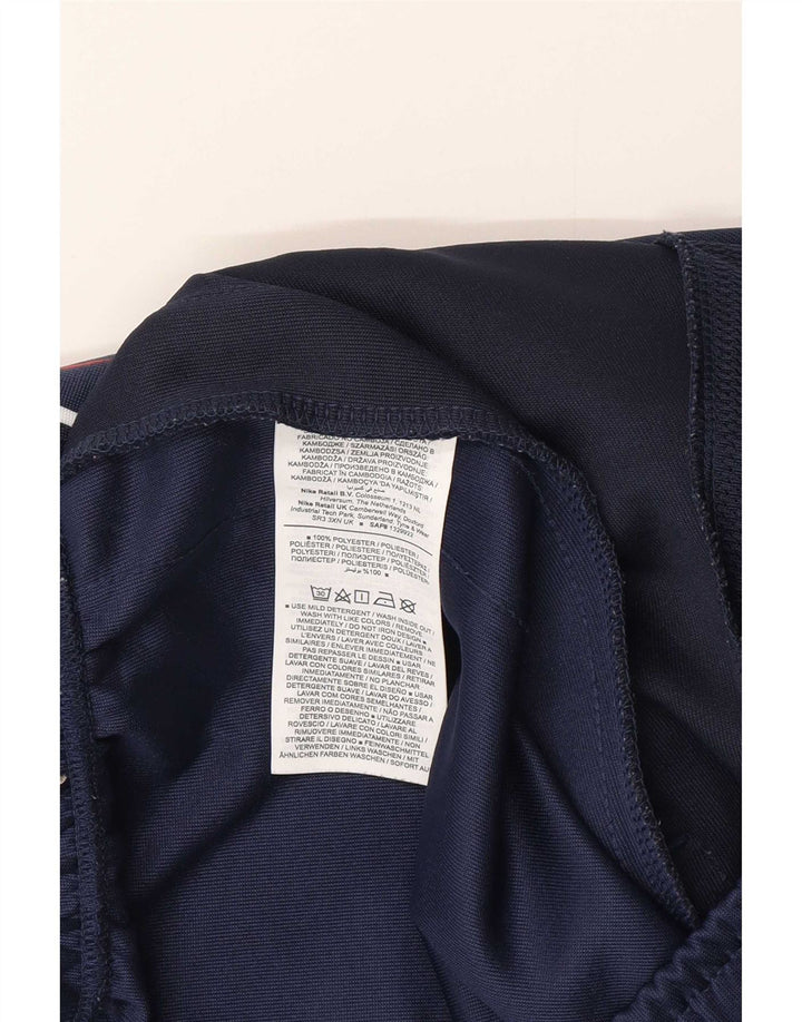 Nike Mens Graphic Tracksuit Trousers Joggers Medium Navy Blue Colourblock