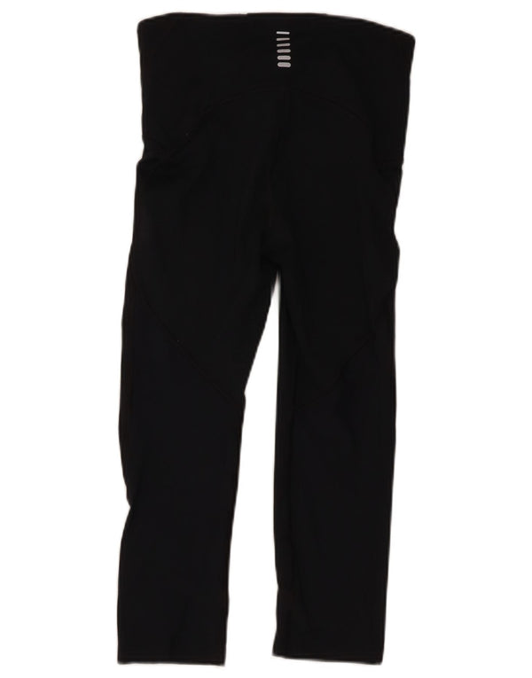 Under Armour Womens Heat Gear Capri Leggings UK 8 Small Black