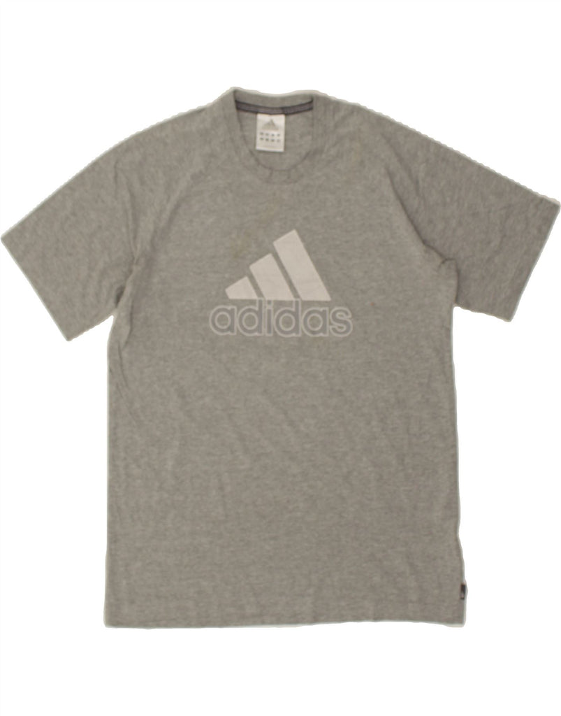 ADIDAS Mens Graphic T-Shirt Top Medium Grey Cotton | Vintage Adidas | Thrift | Second-Hand Adidas | Used Clothing | Messina Hembry 