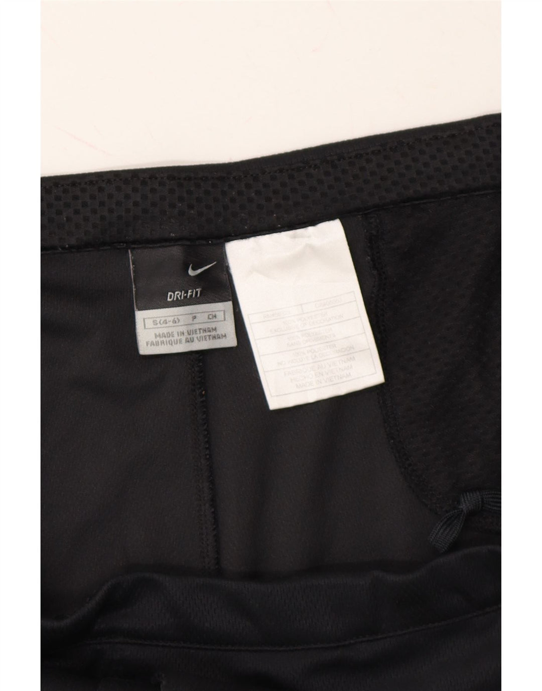 NIKE Womens Dri Fit Bermuda Sport Shorts US 4/6 Small  Black Polyester Vintage Nike and Second-Hand Nike from Messina Hembry 