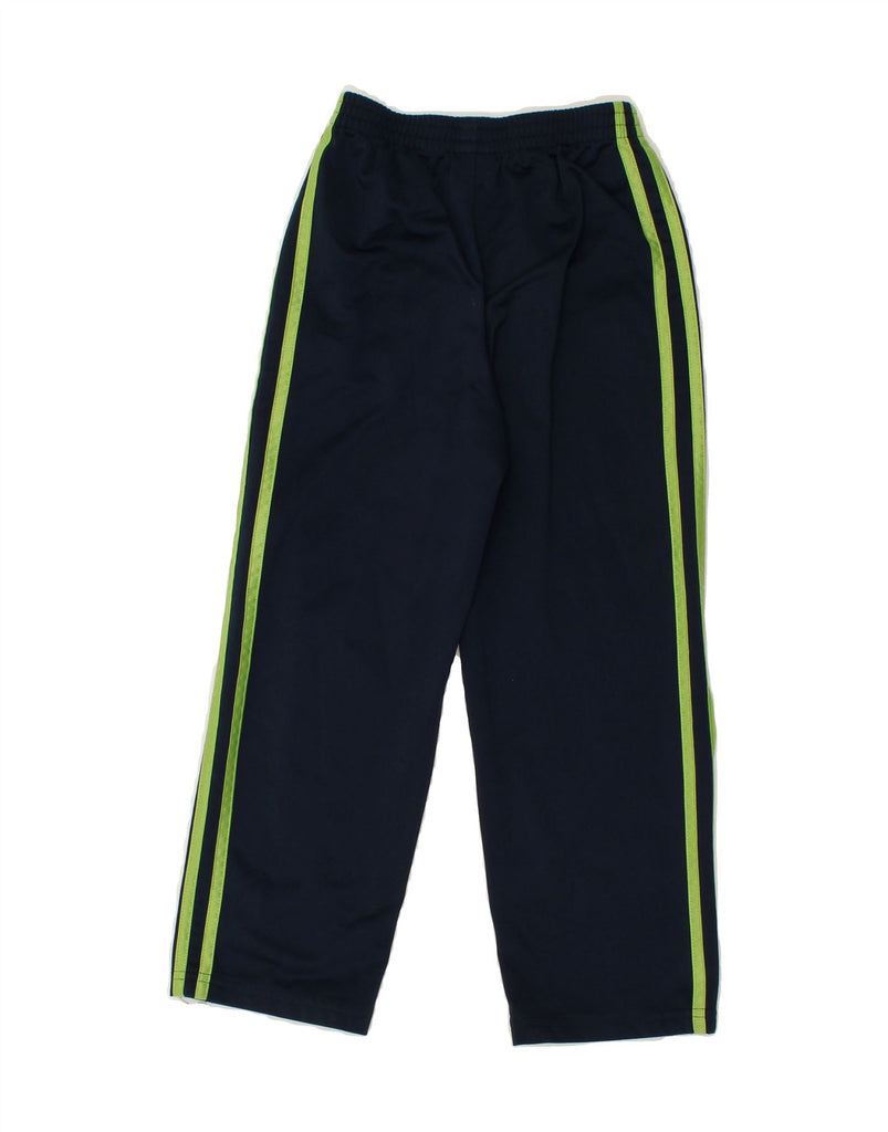 ADIDAS Boys Tracksuit Trousers 5-6 Years Navy Blue Polyester | Vintage Adidas | Thrift | Second-Hand Adidas | Used Clothing | Messina Hembry 