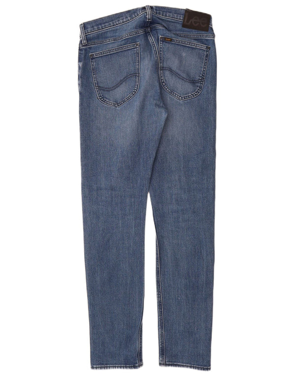Lee Mens Luke Slim Jeans W30 L32 Blue Cotton