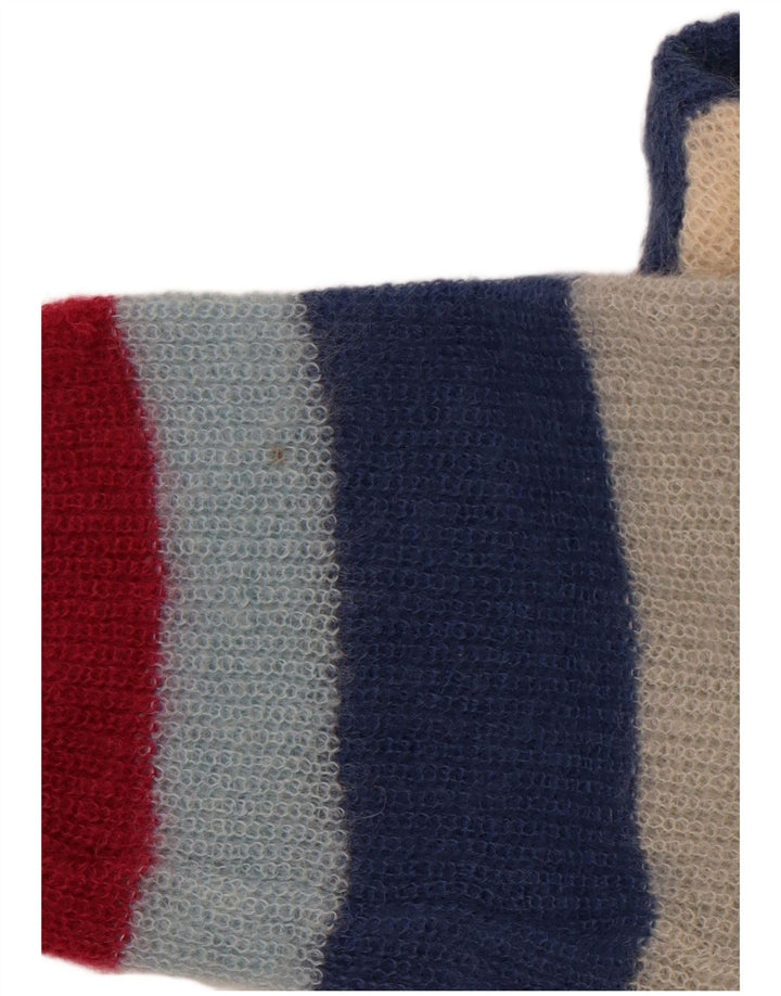 ALDO Womens Roll Neck Jumper Sweater EU 42 Large Multicoloured Striped