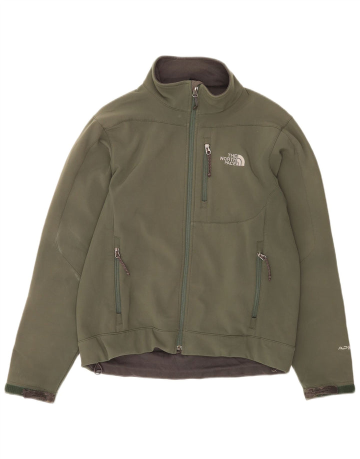 The North Face Mens Windbreaker Jacket UK 36 Small Khaki Polyester