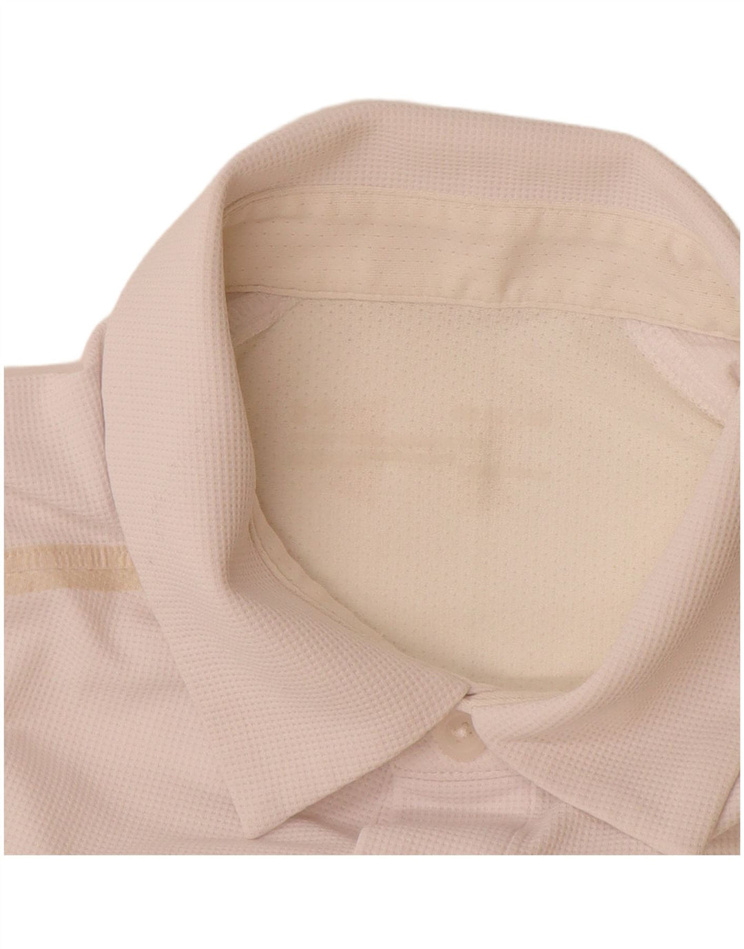 UNDER ARMOUR Mens Polo Shirt Medium Pink Colourblock