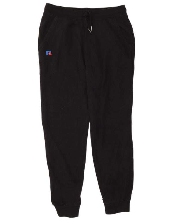 Russell Athletic Mens Tracksuit Trousers Joggers Medium Black Cotton