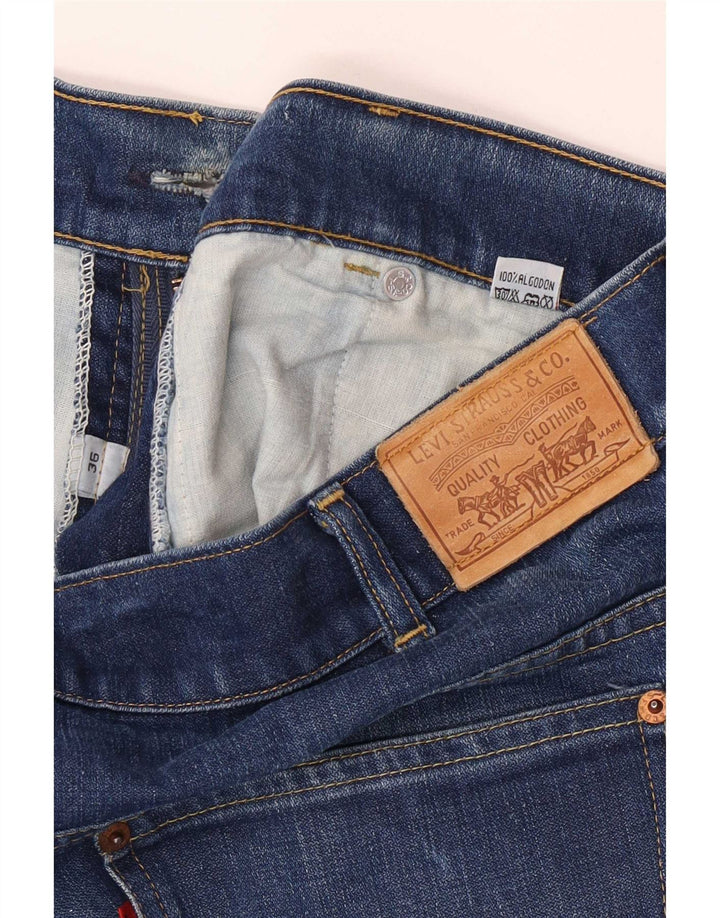Levi's Mens Straight Jeans W36 L30 Blue Cotton