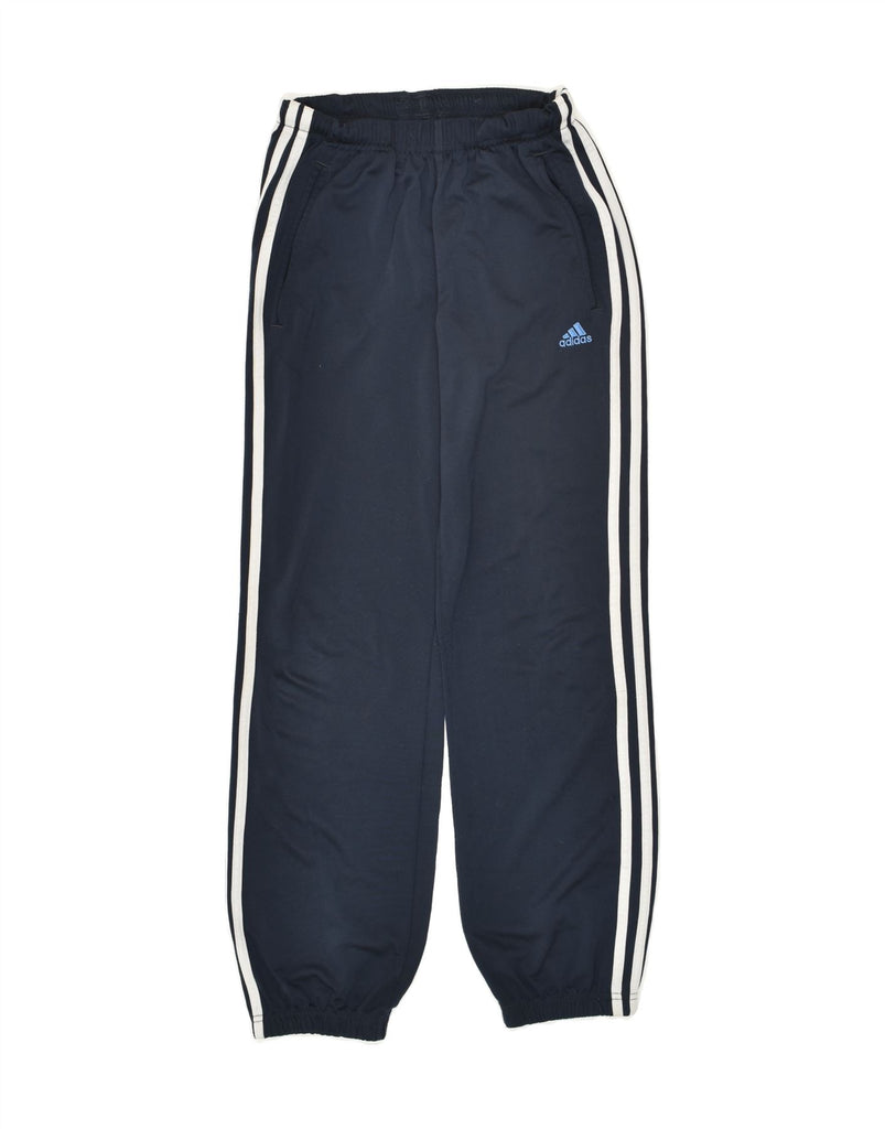 ADIDAS Boys Tracksuit Trousers Joggers 13-14 Years  Navy Blue Polyester | Vintage Adidas | Thrift | Second-Hand Adidas | Used Clothing | Messina Hembry 