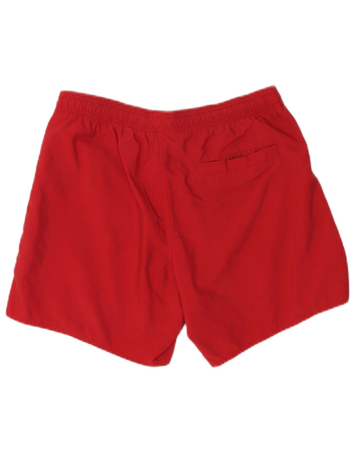 Emporio Armani Mens Swimming Shorts IT 48 Medium  Red Polyester