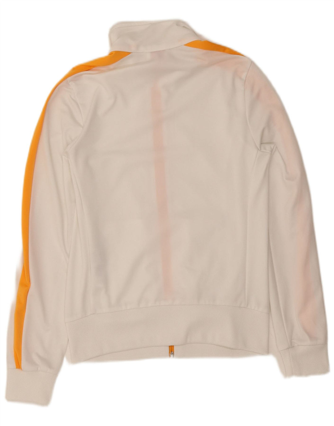 Puma Womens Tracksuit Top Jacket UK 12 Medium White Colourblock Polyester