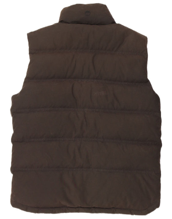Timberland Mens Padded Gilet UK 36 Small Black Cotton