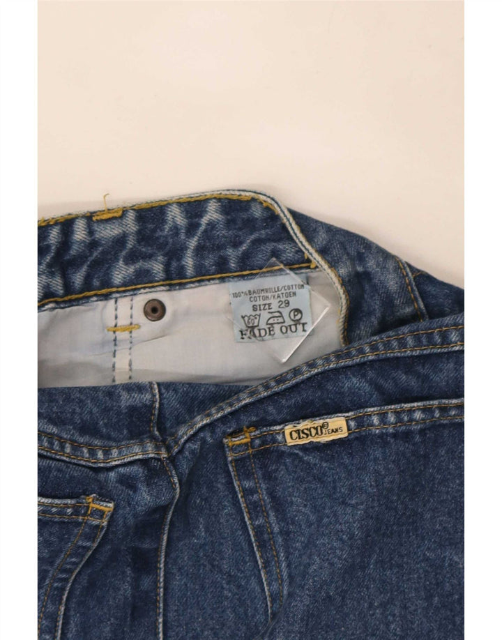 Cohn Cisco Womens Denim Skirt W29 Medium Blue Cotton