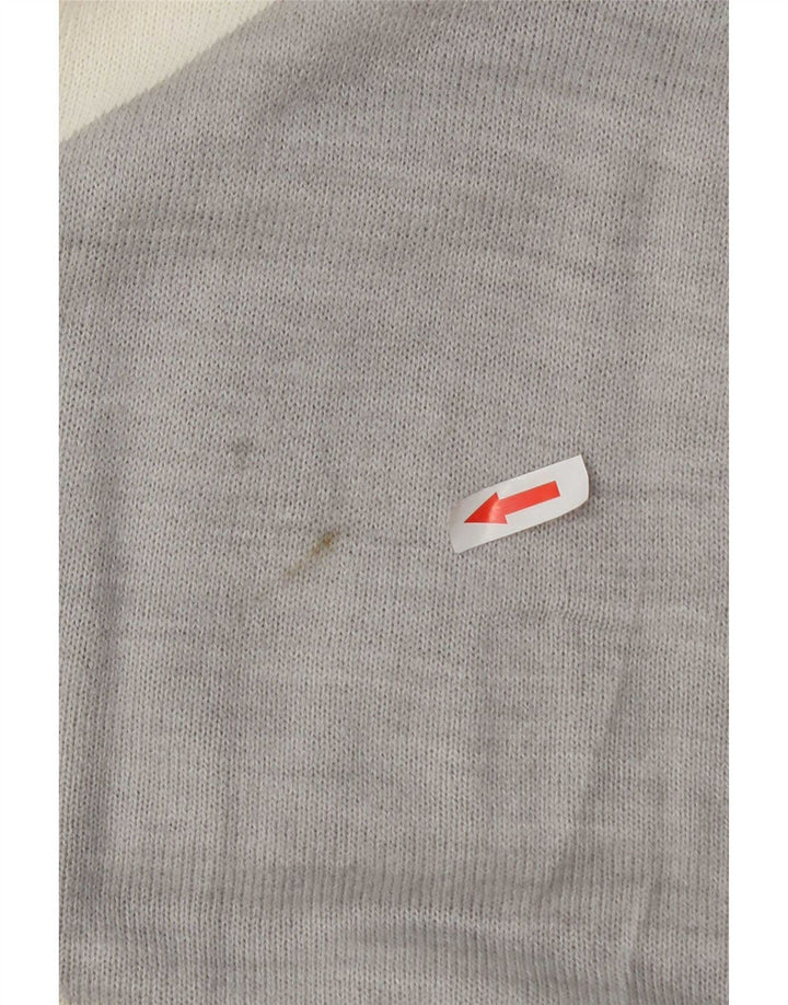Marks & Spencer Womens Boat Neck Jumper Sweater UK 16 Large Grey