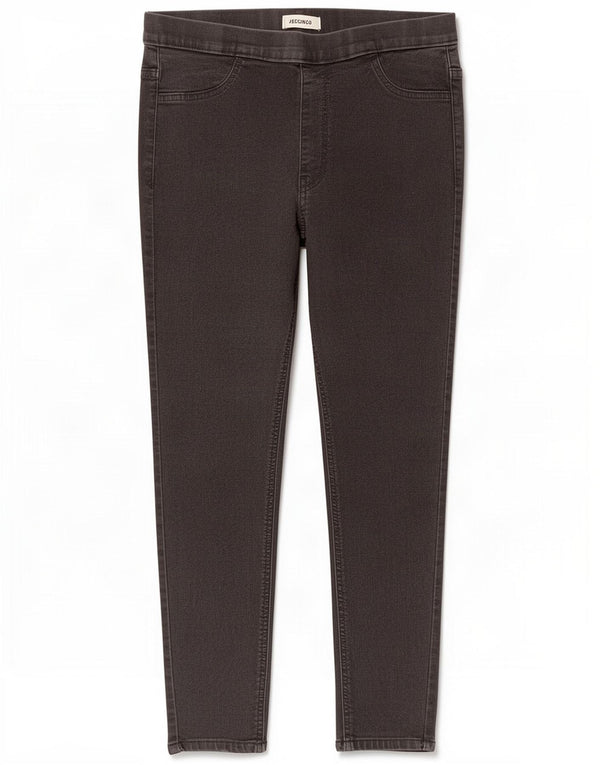 Marks & Spencer Womens Jegging Jeans UK 14 Medium W30 L26 Grey Cotton