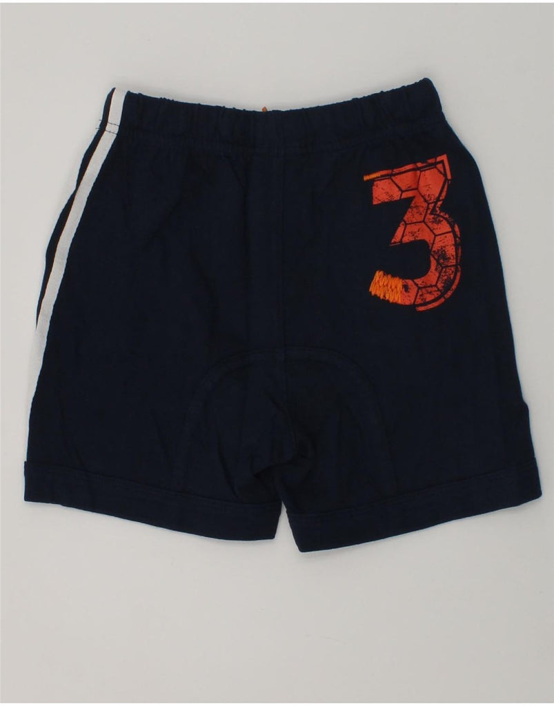 ADIDAS Baby Boys Graphic Sport Shorts 12-18 Months Navy Blue Cotton | Vintage Adidas | Thrift | Second-Hand Adidas | Used Clothing | Messina Hembry 