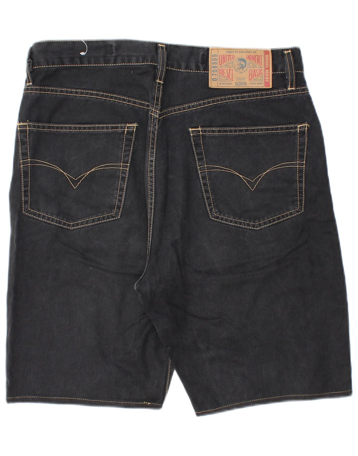 DIESEL Mens Denim Shorts W32 Medium  Black Cotton