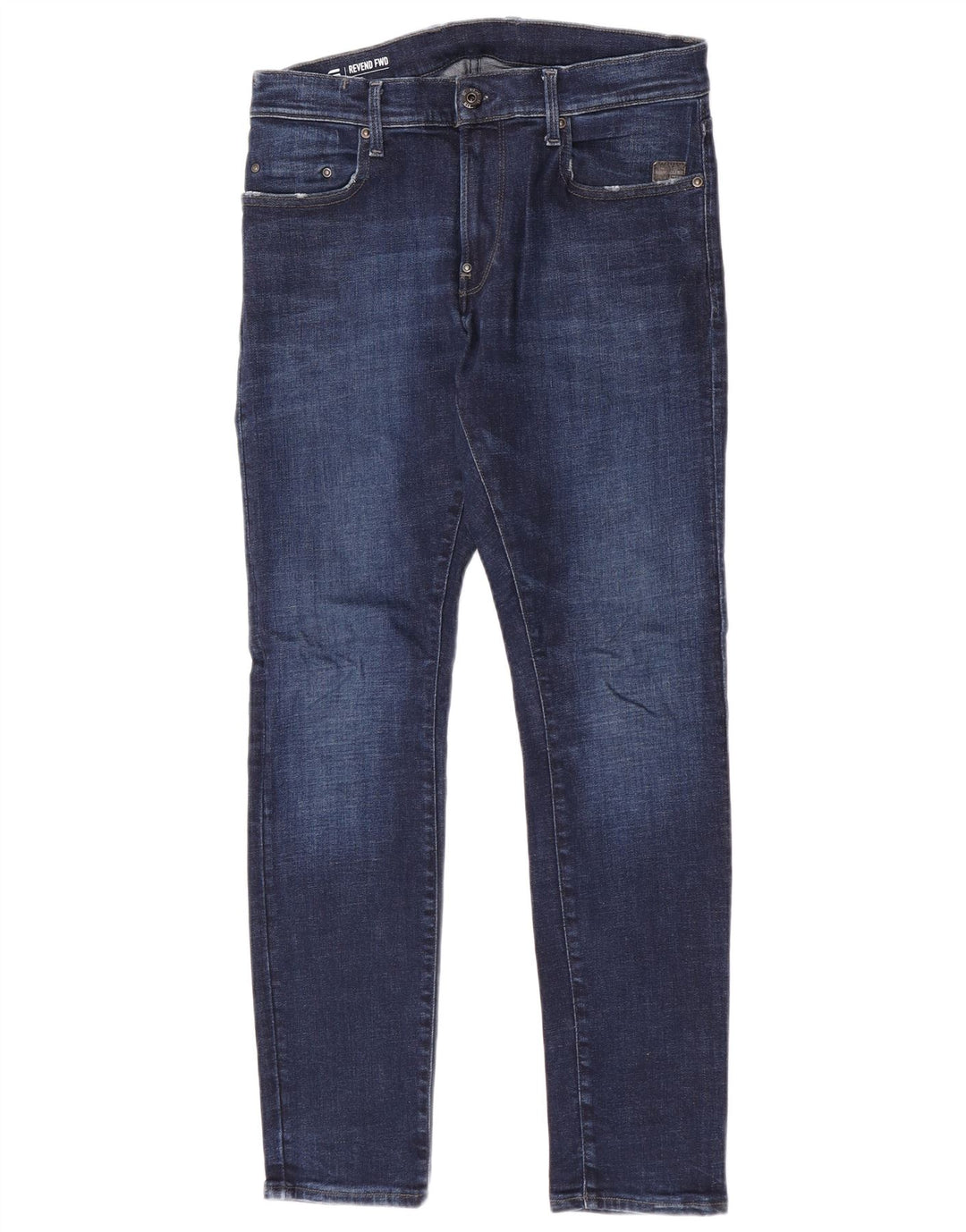 G-Star Mens Revend Slim Jeans W32 L32 Blue Cotton