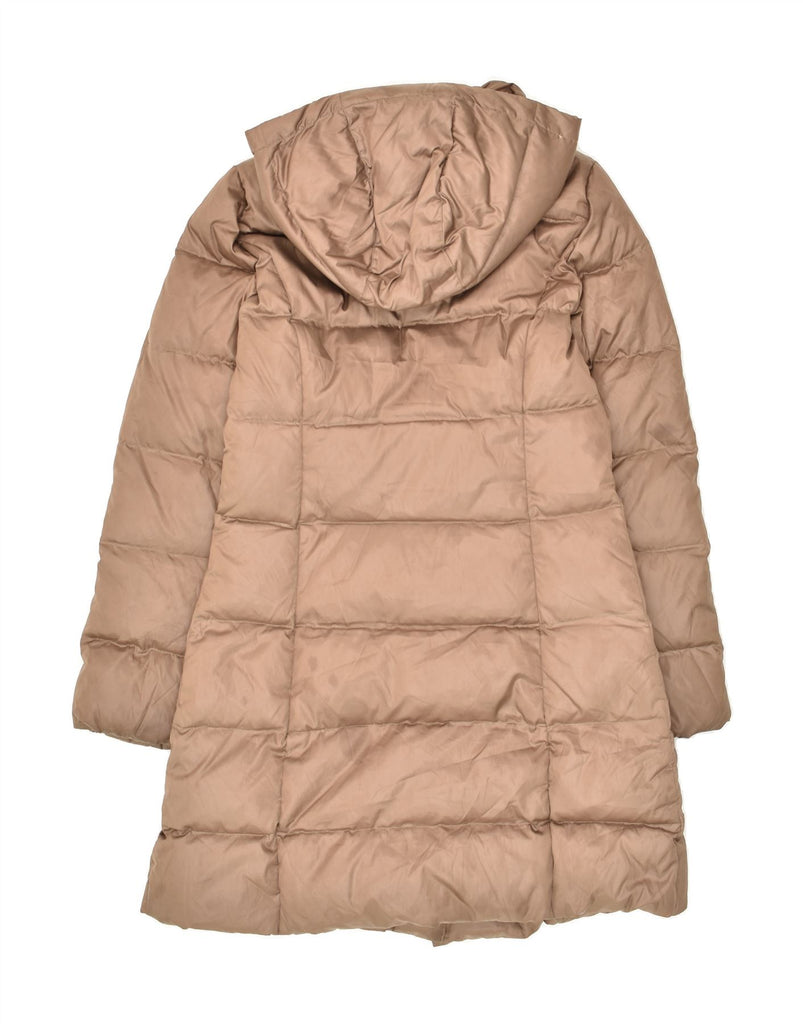 BENETTON Girls Hooded Padded Coat 11-12 Years 2XL Brown Polyester | Vintage Benetton | Thrift | Second-Hand Benetton | Used Clothing | Messina Hembry 