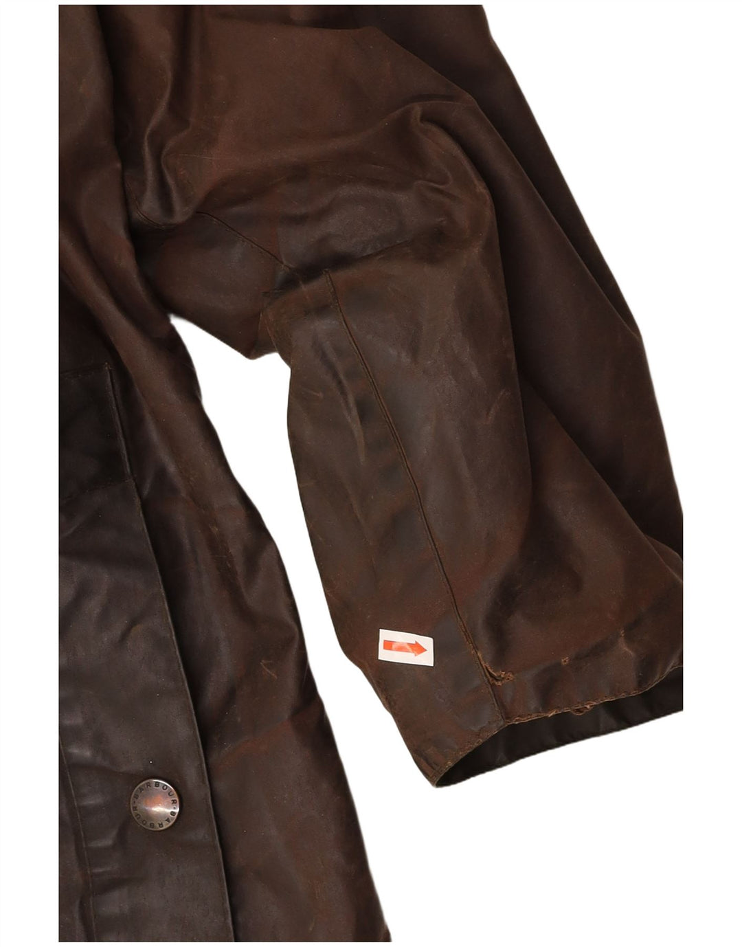 BARBOUR Mens Bedale Waxed Cotton Jacket UK 38 Medium Brown