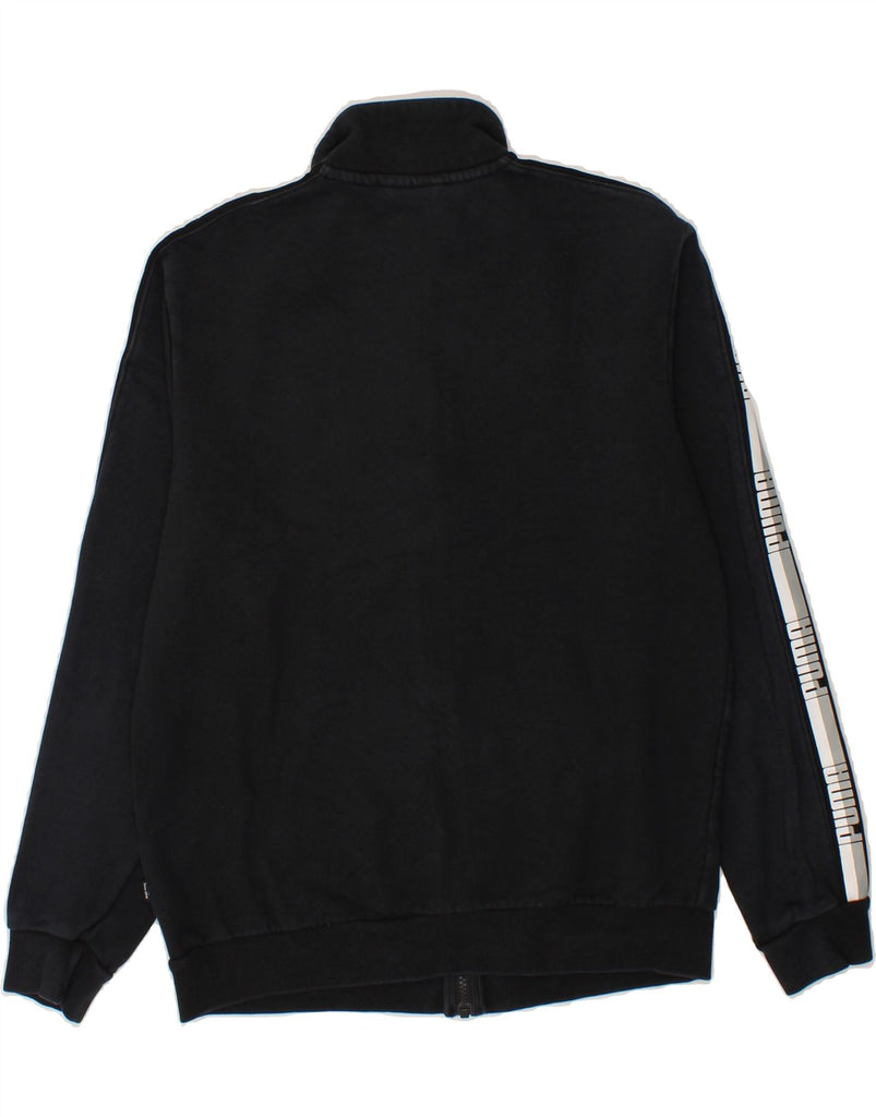 PUMA Mens Graphic Tracksuit Top Jacket Medium Navy Blue Cotton Vintage Puma and Second-Hand Puma from Messina Hembry 