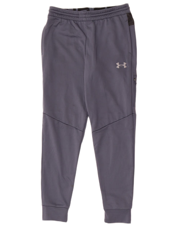 Under Armour Boys Tracksuit Trousers Joggers 11-12 Years Large Blue