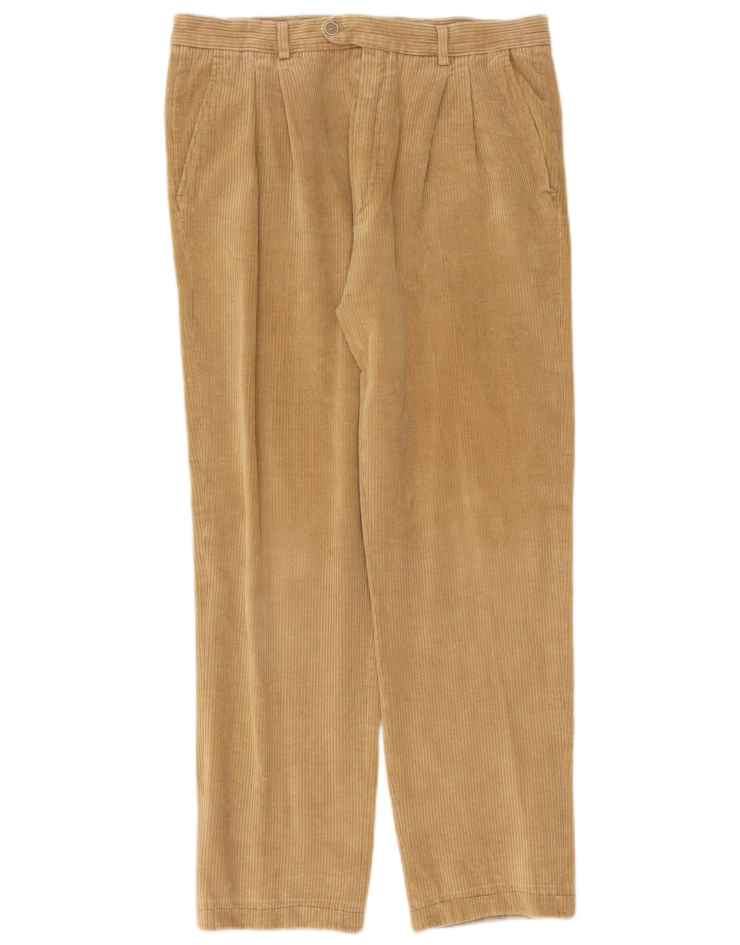 Fila Mens Pegged Corduroy Trousers W34 L31 Beige
