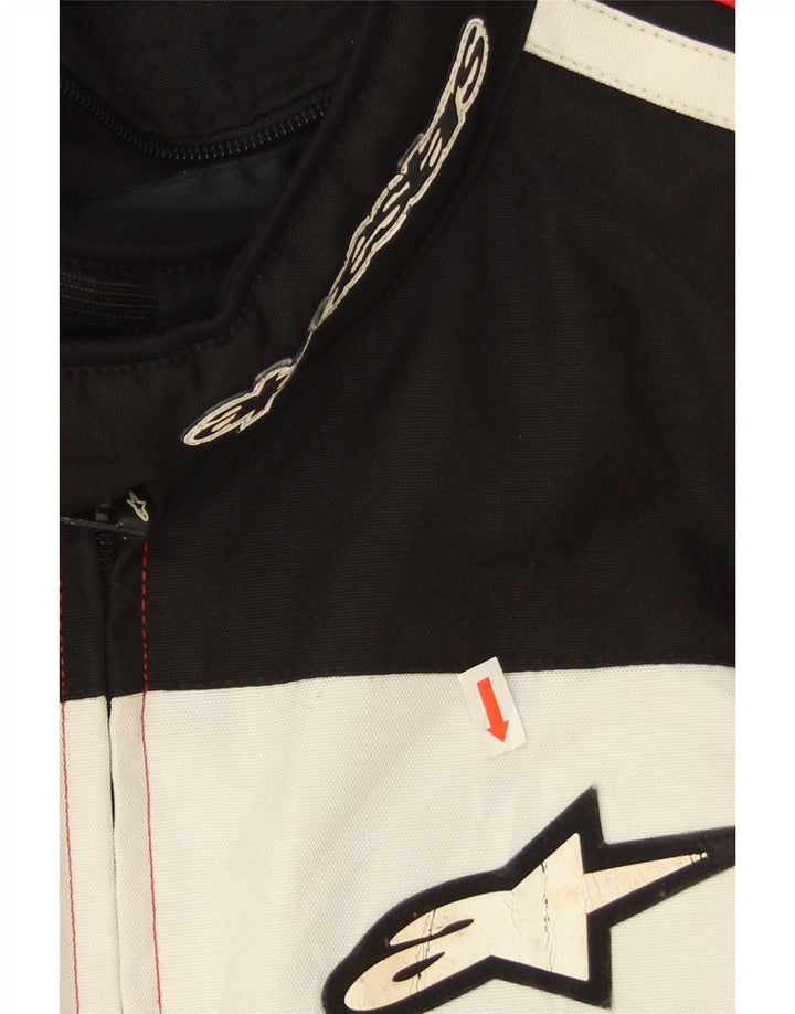 Alpinestars Mens Graphic Racer Jacket UK 42 XL Red Colourblock Polyester