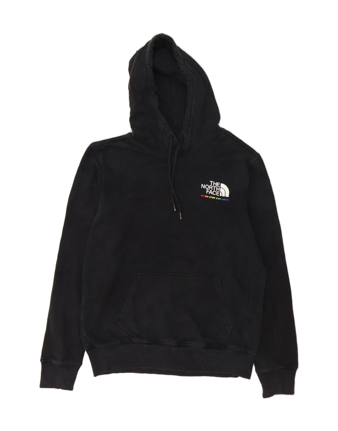 Mens Graphic Hoodie Jumper Small Vintage The North Face and Second-Hand The North Face from Messina Hembry 