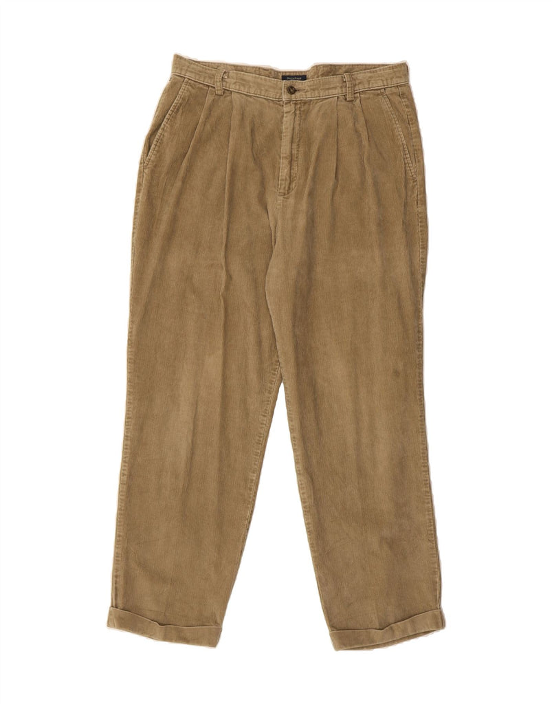 DOCKERS Mens Pegged Corduroy Trousers W36 L32  Brown Cotton Vintage Dockers and Second-Hand Dockers from Messina Hembry 