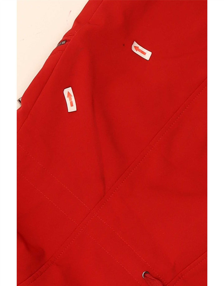French Connection Womens Hooded Regular Fit Rain Jacket UK 14 Large Red