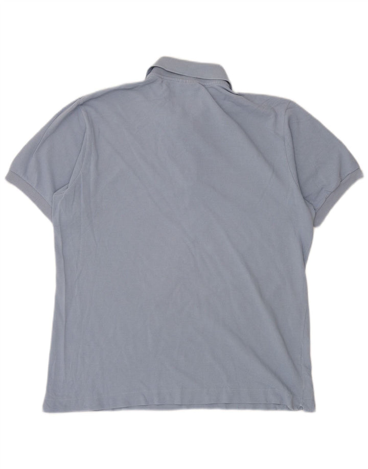 Lacoste Mens Polo Shirt Size 5 Large Blue Cotton