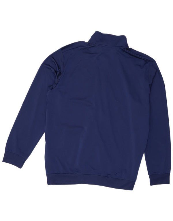 Adidas Mens Tracksuit Top Jacket XL Navy Blue Polyester