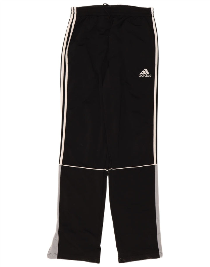 Adidas Mens Tracksuit Trousers UK 40/42 Medium Black Colourblock Polyester
