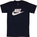 NIKE Mens Graphic T-Shirt Top Medium Navy Blue Cotton Vintage Nike and Second-Hand Nike from Messina Hembry 