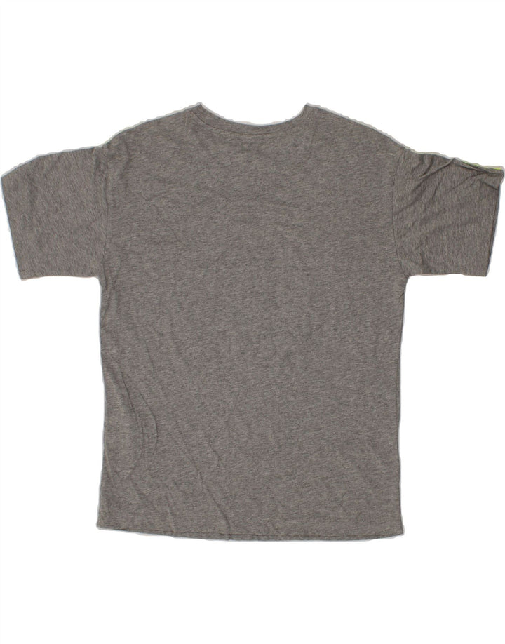 CHAMPION Womens Graphic T-Shirt Top UK 14 Medium Grey Cotton Vintage Champion and Second-Hand Champion from Messina Hembry 