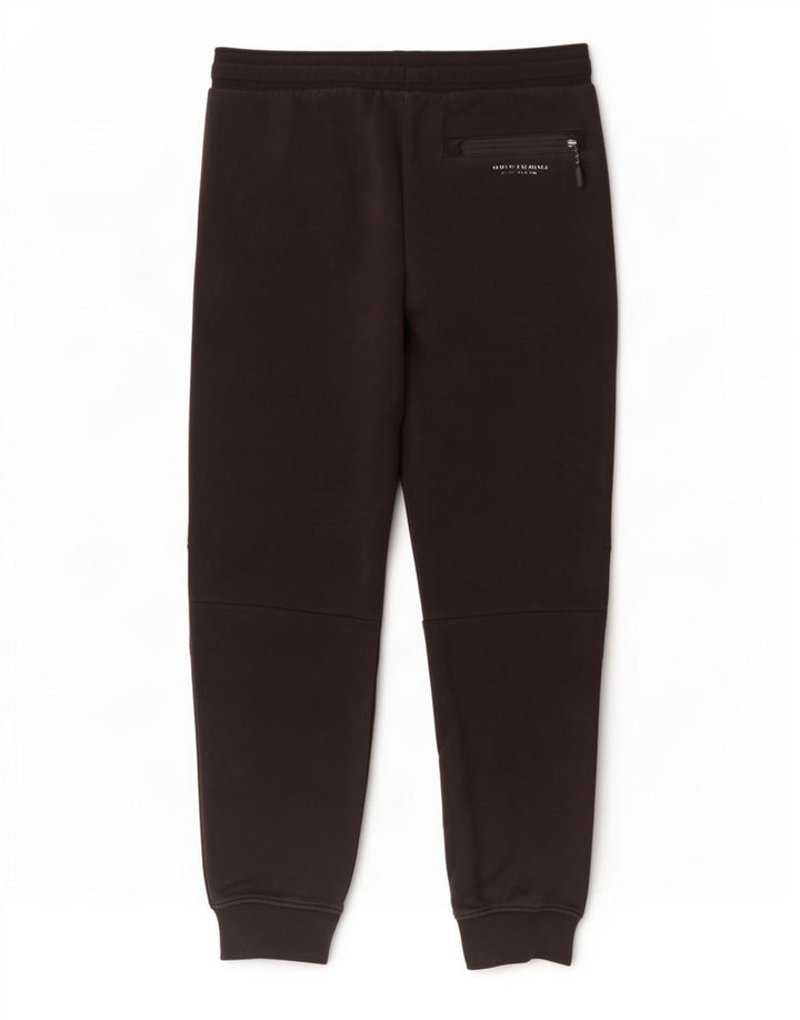 Armani Exchange Mens Tracksuit Trousers Joggers Small Black Cotton