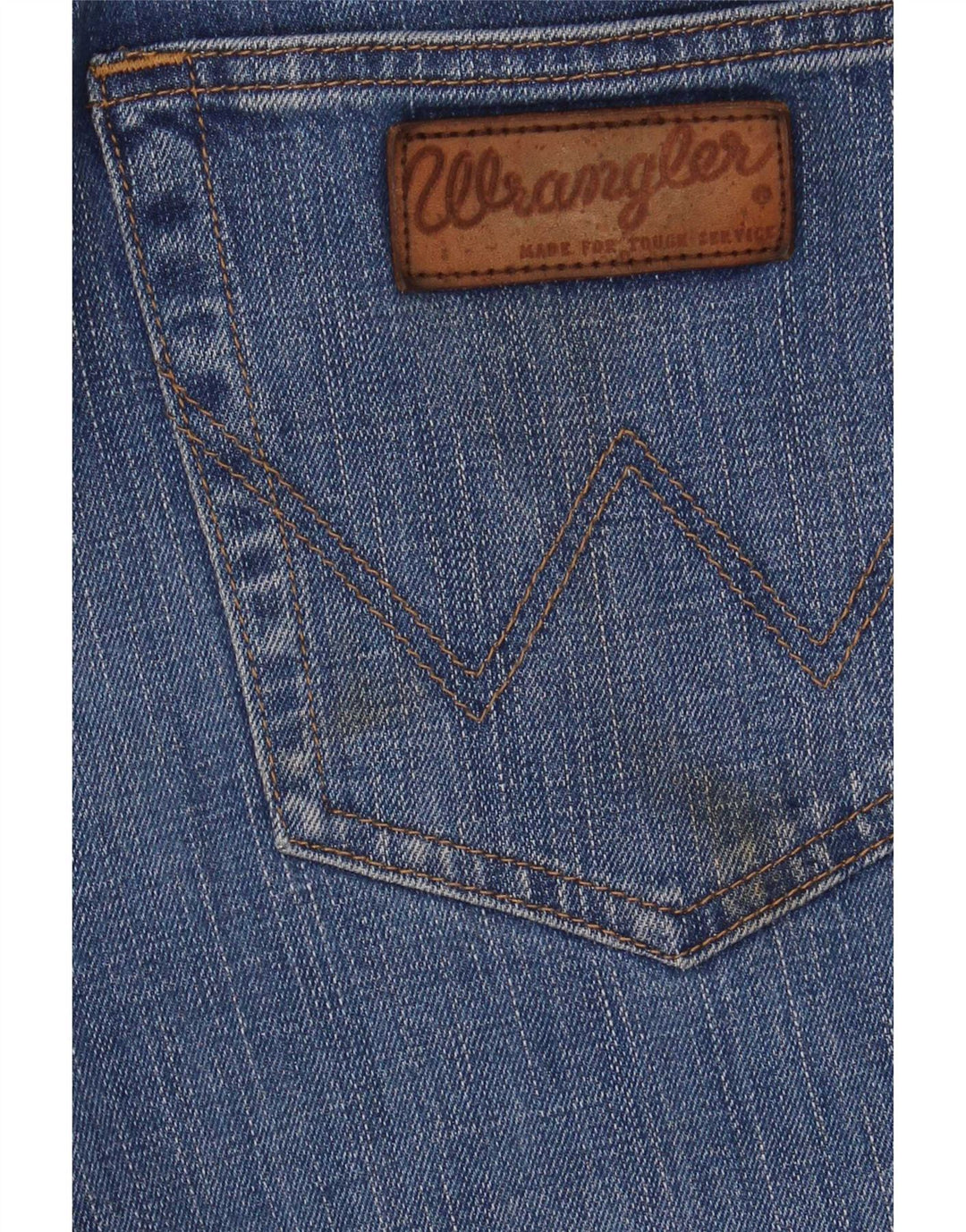 Wrangler Mens Texas Stretch Straight Jeans W30 L32 Blue Cotton