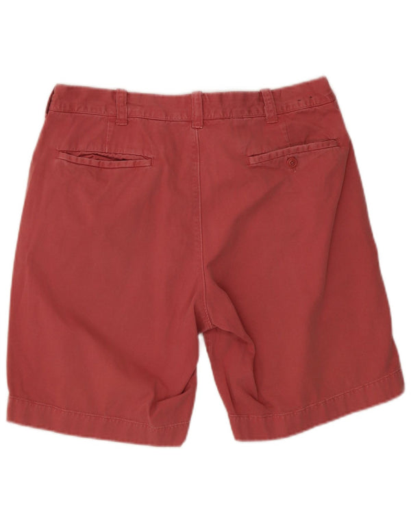 J. CREW Mens Chino Shorts W33 Medium Red Cotton